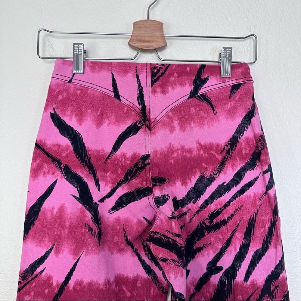 I.AM.GIA Melrose Pant-Tiger Tie-dye Straight Leg Pant Size XS In Pink and Black - Picture 6 of 9